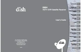 Dish Owners Manual Sample