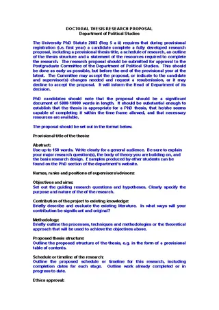 Forms Doctoral Thesis Proposal Template