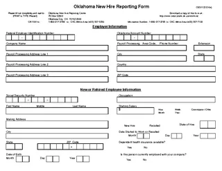 Download New Hire Reporting Form