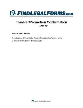 Download Transfer Confirmation Letter Template Pdf Sample