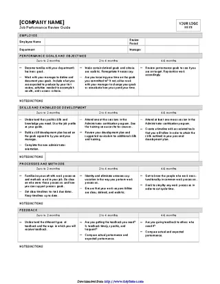 Forms Employee Review Form 3