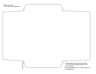 Envelope Template 1