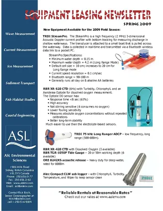 Forms Equipment Leasing Newsletter