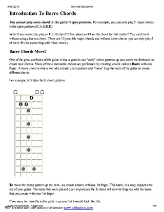 Forms Example Basic Guitar Chord Chart With Fingers