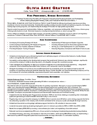 Forms executive-resume-sample-for-hr-vp1