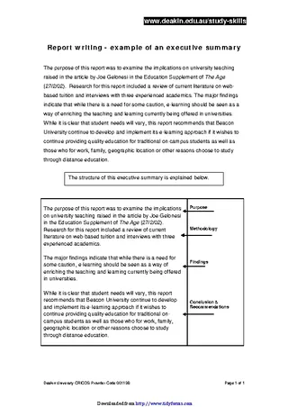 Forms executive-summary-example-3