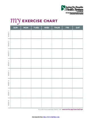 Exercise Chart