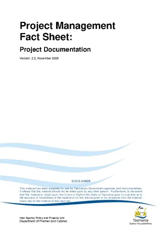 Forms Fact Sheet Project Documentation
