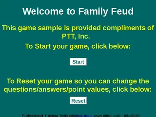 Family Feud Powerpoint Template 2