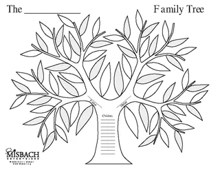Forms Family Tree Art Template