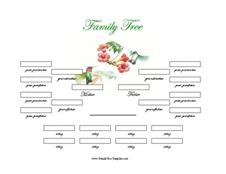 Forms Family Tree Map Template