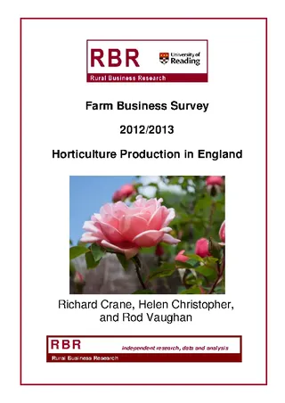 Forms Farm Business Survey Template