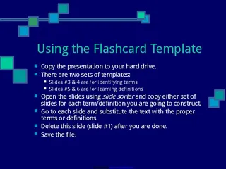 Forms Flash Cards Game Template
