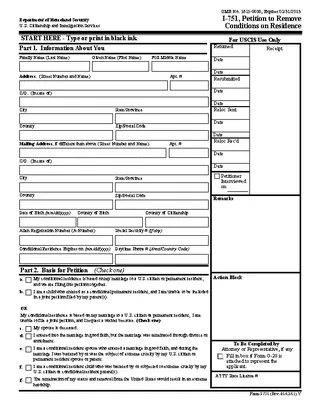 Form I 751 - PDFSimpli