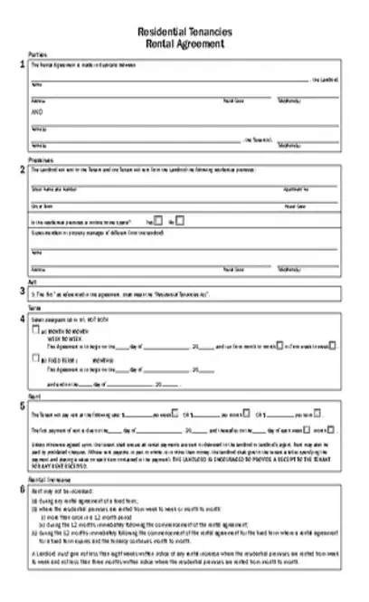 Free Apartment Rental Form - PDFSimpli