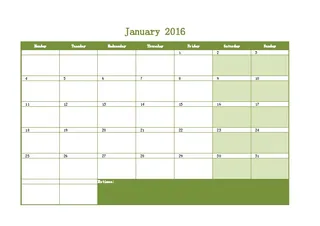 Free Download Monthly Calendar Schedule Template Excel