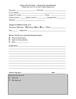 Forms Free Student Doctors Note Template Pdf Format