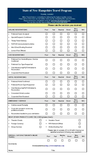 Forms General Survey Form 4
