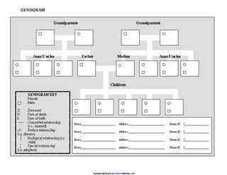 Genogram Template 2