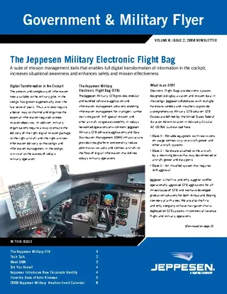 Government And Military Flyer Newsletter
