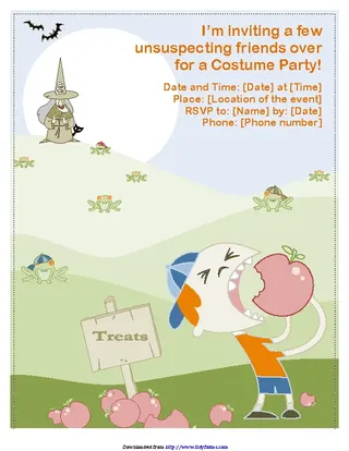 Forms Halloween Party Flyer 2