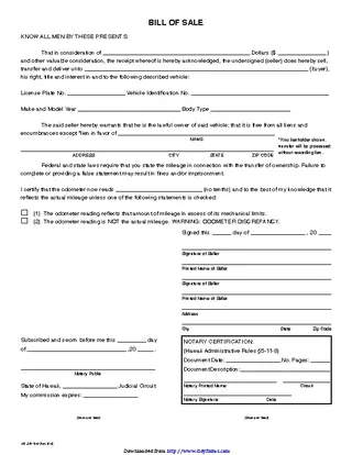 Hawaii Dmv Bill Of Sale