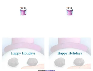 Holiday Card Template 3