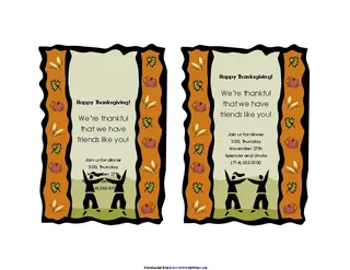 Forms Holiday Invitation Template 2