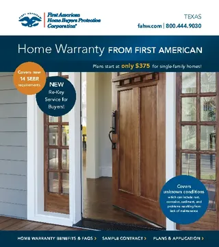 Home Warranty Contract Sample