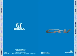 Honda Users Manual Sample