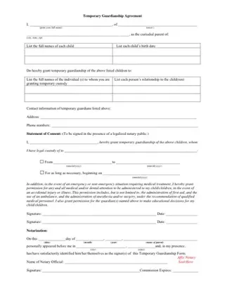 Forms how do i get temporary custody of my grandchild PDF