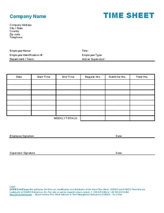 Forms Hr Timesheet Template Download In Word Format