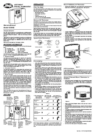 Hunter Owners Manual Sample