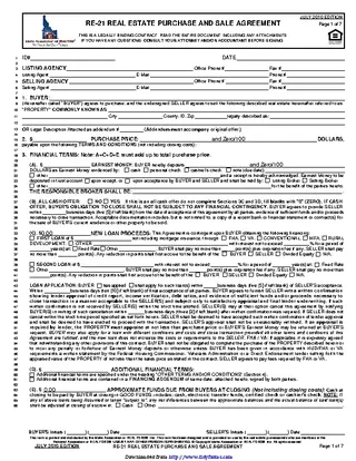 Idaho Real Estate Purchase And Sale Agreement Form