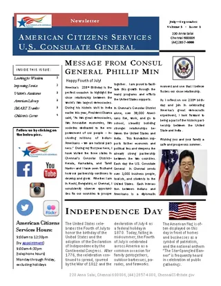 Forms Independence Day Newsletter