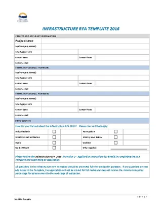 Infrastrucure Project Estimation