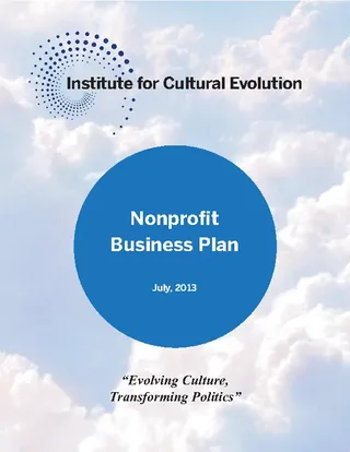 Institute For Cultural Evolution Nonprofit Business Plan Template