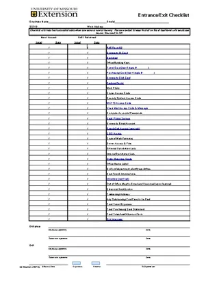 Forms Inventory Checklist Template Free Download1