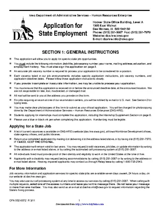 Iowa Application For State Employment