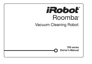 Irobot Users Manual Sample