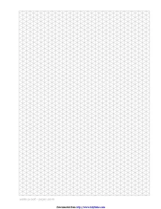 Forms Isometric Graph Paper Gray Vertical Triangle