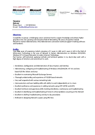 It Support Resume