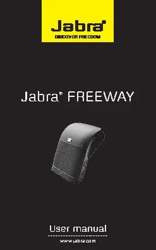 Jabra Users Manual Sample