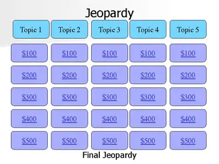 Jeopardy Template Powerpoint Download