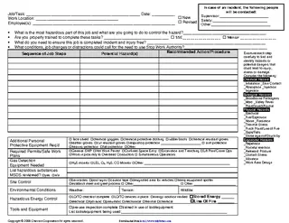 Forms Job Safety Analysis Template 1 (2)