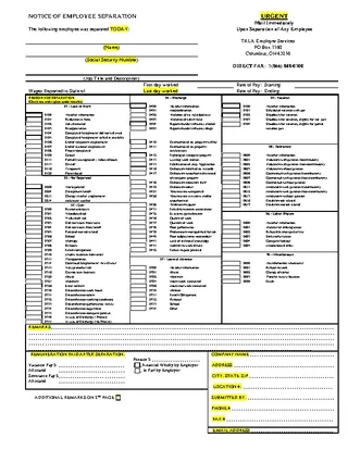 Job Separation Notice Template (2)