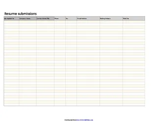 Forms Job Tracking Spreadsheet