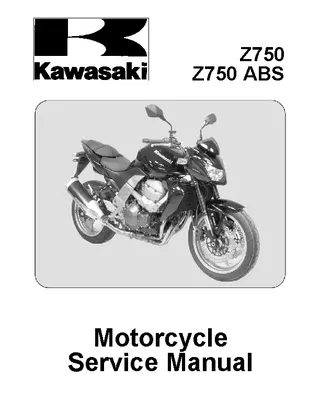 Kawasaki Service Manual Sample