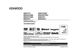 Kenwood Owners Manual Sample