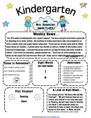 Forms kindergarten-newsletter-template-1